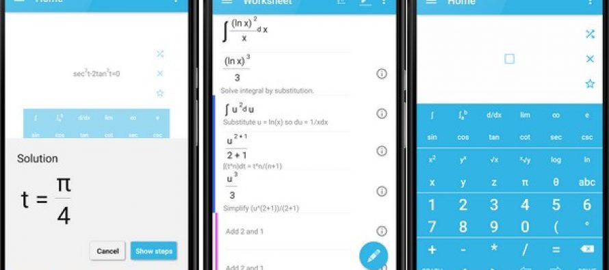 Application pour résoudre toute équation mathématique avec explication
