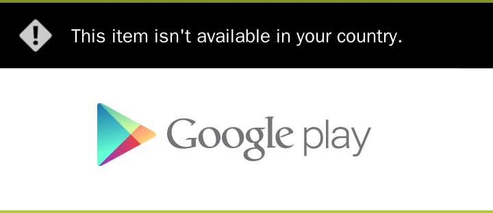 Cet Application N'est Pas Disponible Dans Votre Pays Solution : Cet article n'est pas disponible dans votre pays dans Google