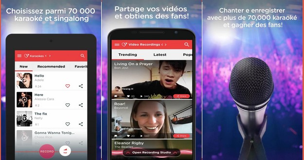 application pour chanter android