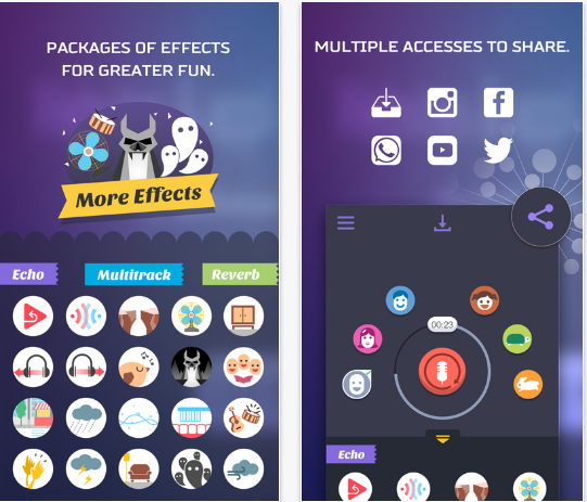 Application qui change la voix