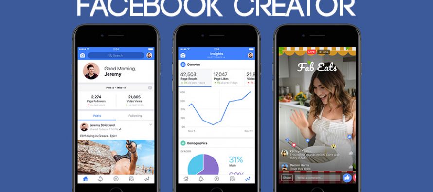 La nouvelle application de Facebook destinée aux créateurs de vidéos