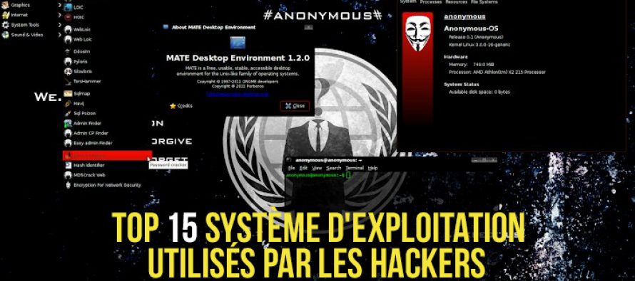 Le top 15 des meilleurs système d’exploitation utilisés par les Hackers