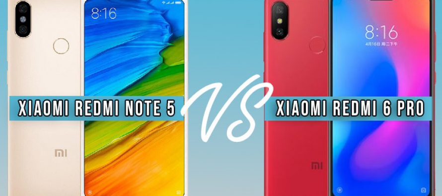 Xiaomi Redmi 6 Pro contre Xiaomi Redmi Note 5: lequel choisir?