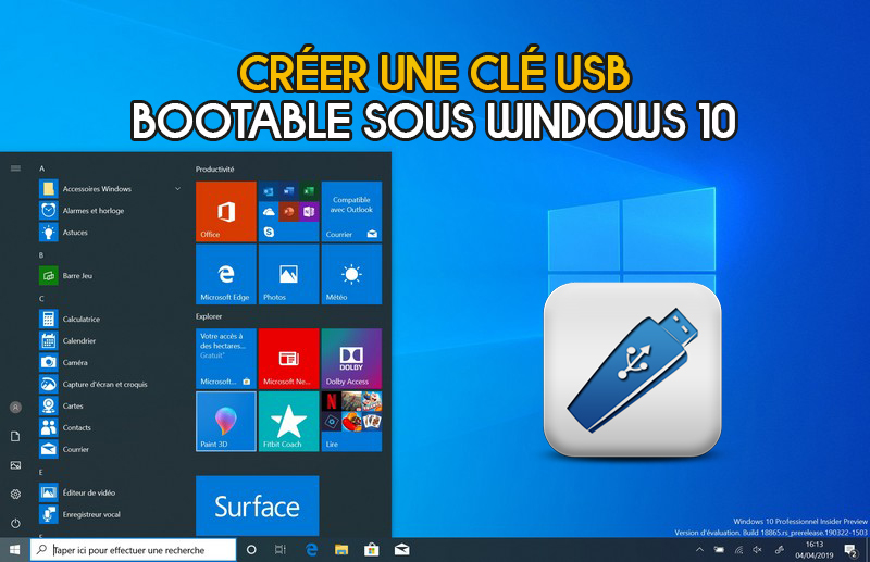 Installer Windows facilement ! (Clé usb) 